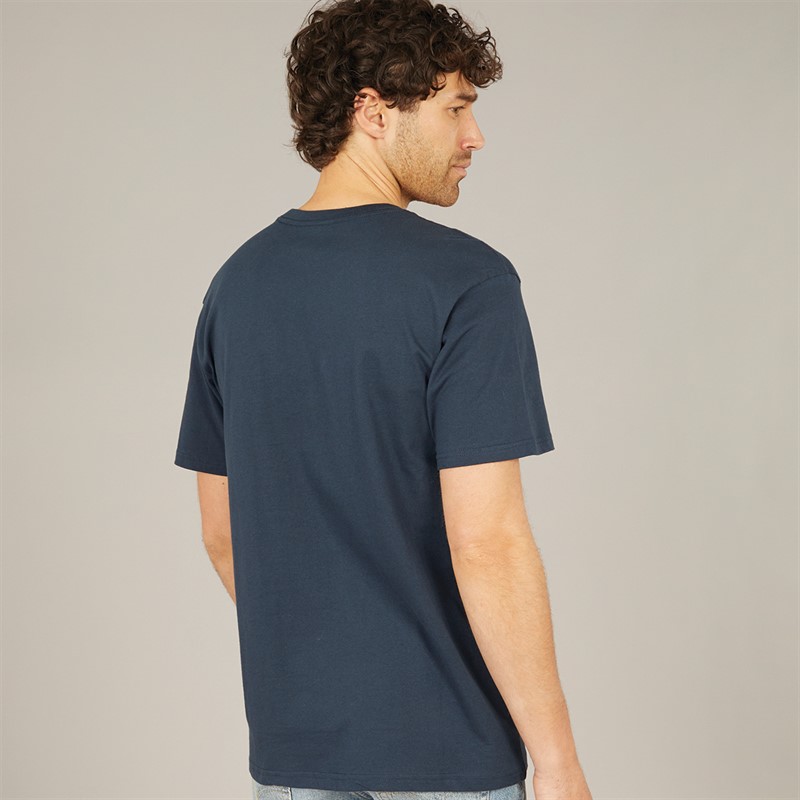 Quiksilver Mens Fine Line T-Shirt Dark Navy