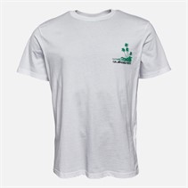 Quiksilver Mens Palm Lines T-Shirt White