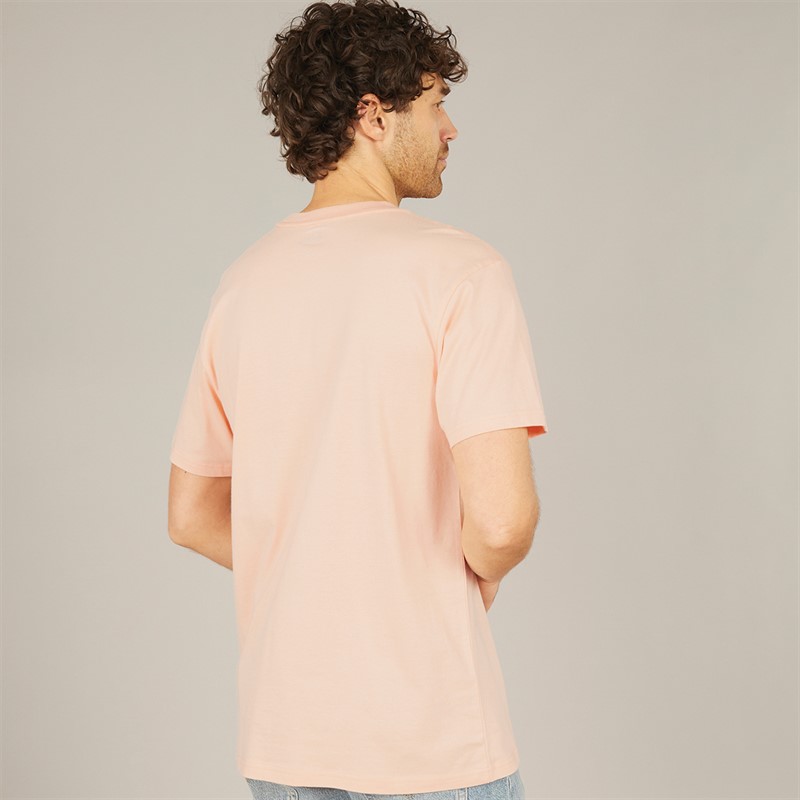 Quiksilver Mens Ride Out T-Shirt Peach Parfait