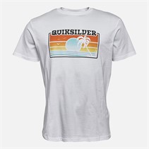 Quiksilver Mens Sun Faded T-Shirt White