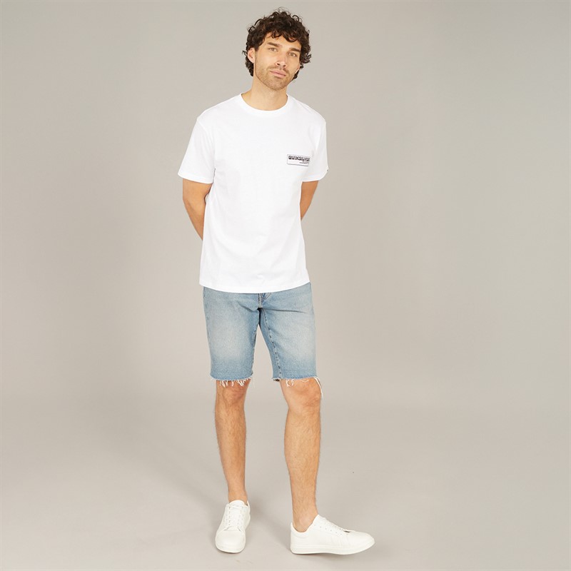 Quiksilver Mens Palm Square T-Shirt White