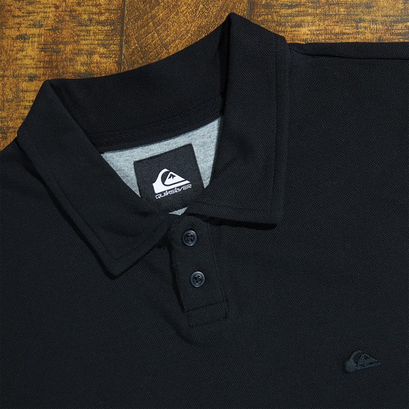 Quiksilver Mens MW Pique Polo Black