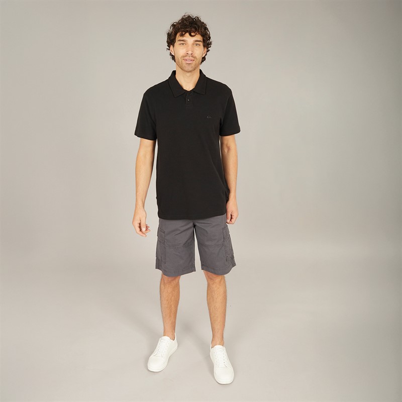 Quiksilver Mens MW Pique Polo Black