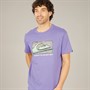 Quiksilver Mens Retro Fade T-Shirt Dusted Peri