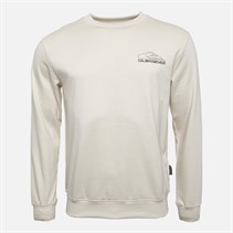 Quiksilver Mens Basic Graphic Crew Sweatshirt Birch