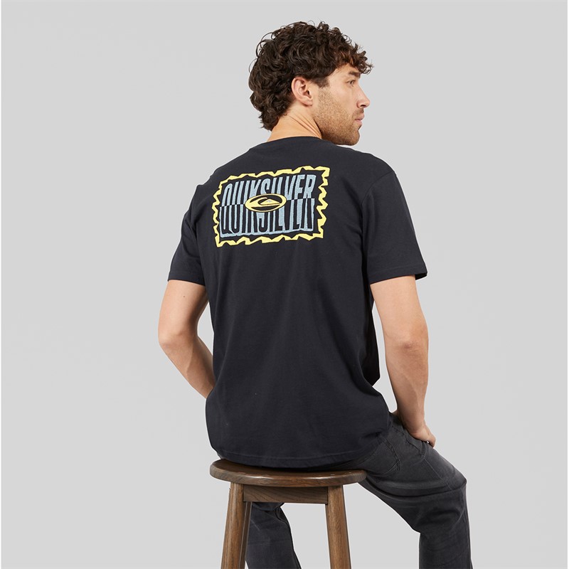 Quiksilver Mens Gotam Foam T-Shirt Black