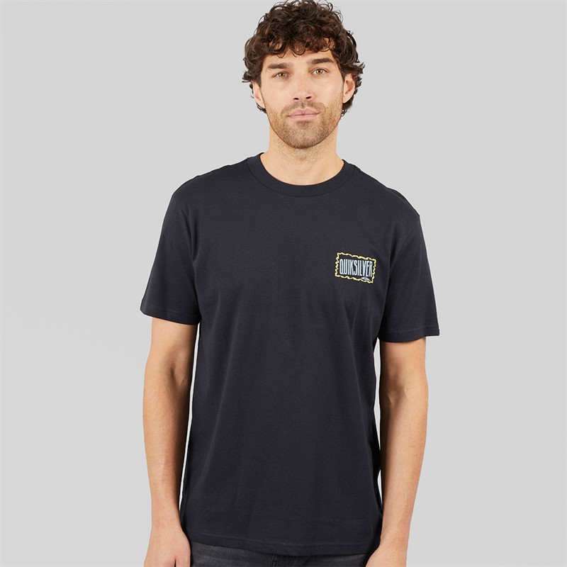 Quiksilver Mens Gotam Foam T-Shirt Black