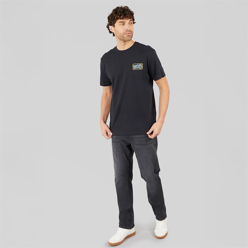 Quiksilver Mens Gotam Foam T-Shirt Black