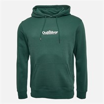 Quiksilver Mens Screen Fleece Fineline Hoodie Trekking Green