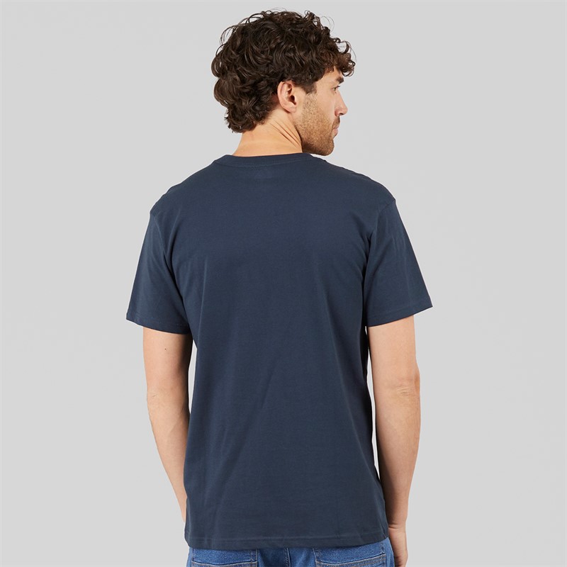 Quiksilver Mens Box Shaped T-Shirt Dark Navy