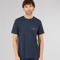 Quiksilver Mens Anchor Lockup T-Shirt Dark Navy