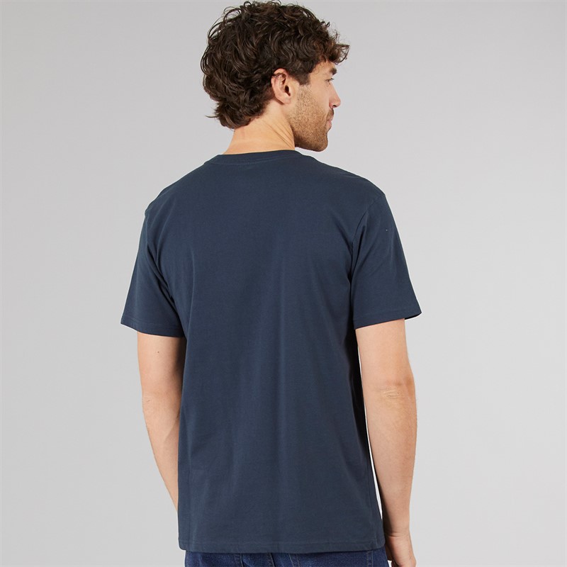Quiksilver Mens Anchor Lockup T-Shirt Dark Navy