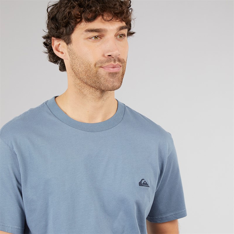 Quiksilver Mens Basic T-Shirt China Blue