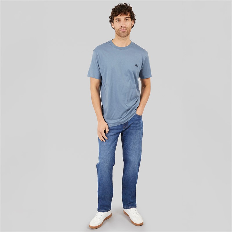 Quiksilver Mens Basic T-Shirt China Blue