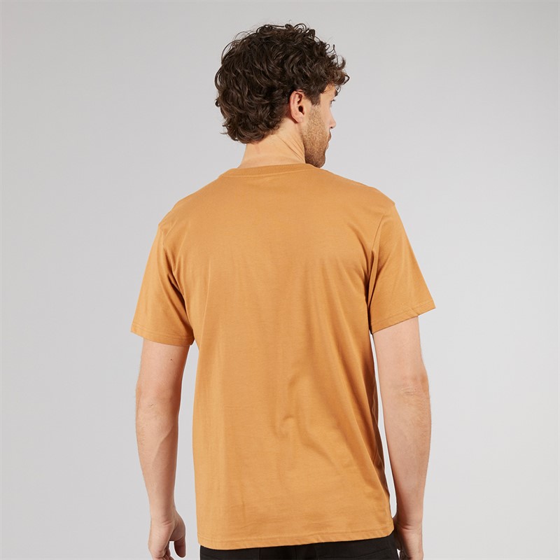 Quiksilver Mens Anchor Lockup T-Shirt Almond
