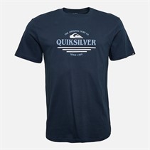 Quiksilver Mens Type Line T-Shirt Dark Navy