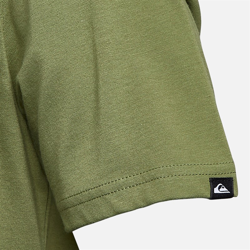 Quiksilver Mens Light Waves T-Shirt Loden Green