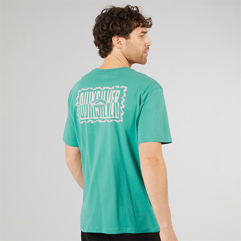 Quiksilver Mens Gotam Foam T-Shirt Deep Sea