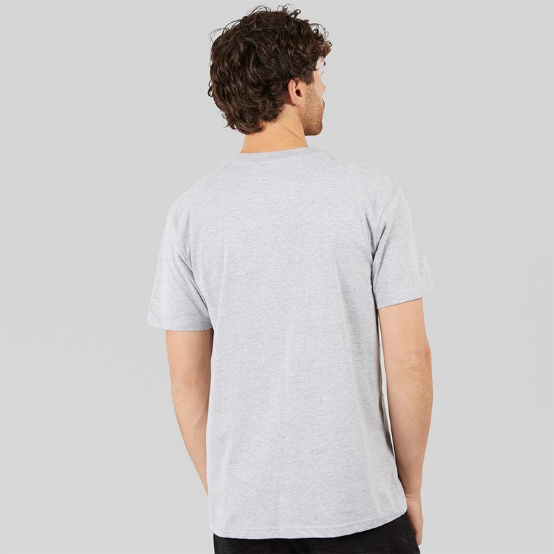 Quiksilver Mens Basic T-Shirt Light Grey Heather