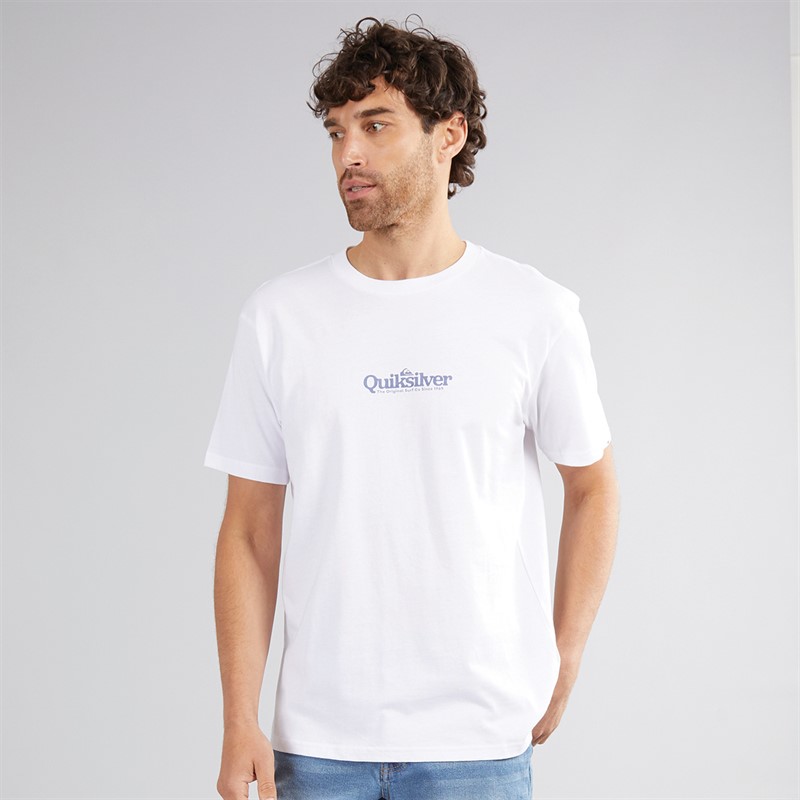 Quiksilver Mens Fine Line T-Shirt White