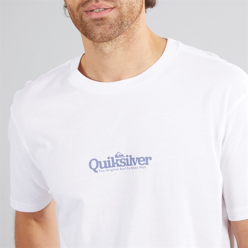 Quiksilver Mens Fine Line T-Shirt White