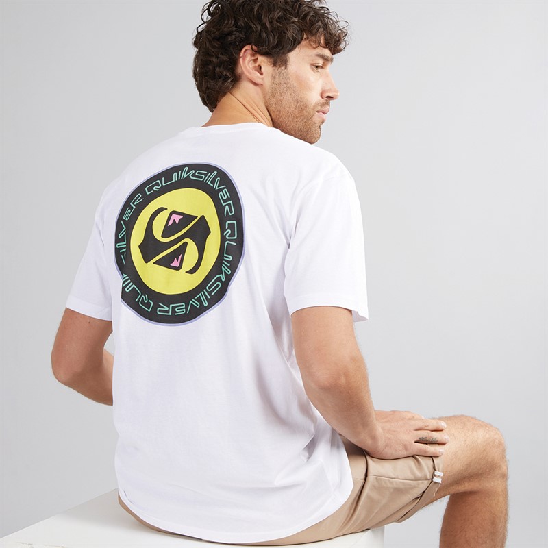 Quiksilver Mens Circle Back T-Shirt White