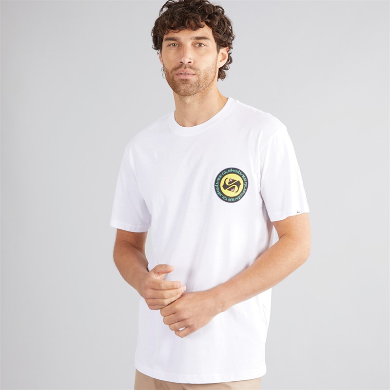 Quiksilver Mens Circle Back T-Shirt White
