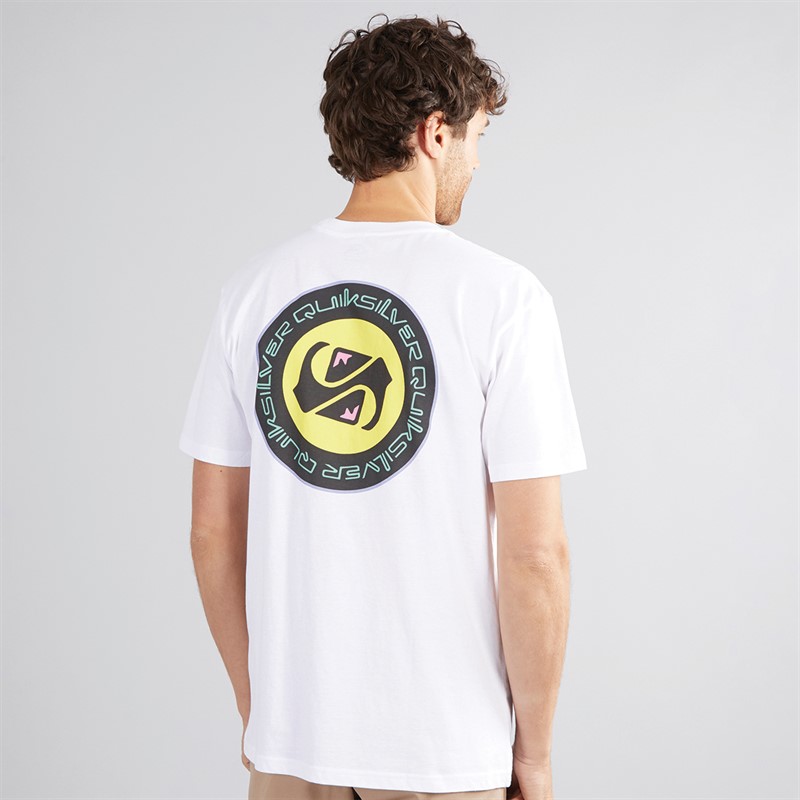 Quiksilver Mens Circle Back T-Shirt White