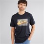 Quiksilver Mens Retro Fade T-Shirt Black