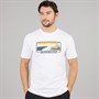 Quiksilver Mens Enjoy Mountains T-Shirt White