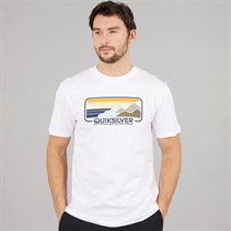 Quiksilver Mens Enjoy Mountains T-Shirt White