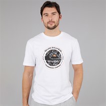 Quiksilver Mens Flying Disc T-Shirt White