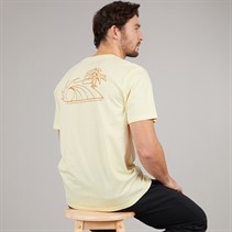 Quiksilver Mens Bliss Point T-Shirt Bone White