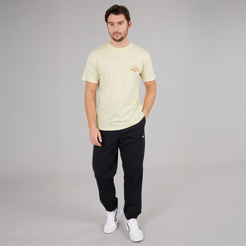 Quiksilver Mens Bliss Point T-Shirt Bone White