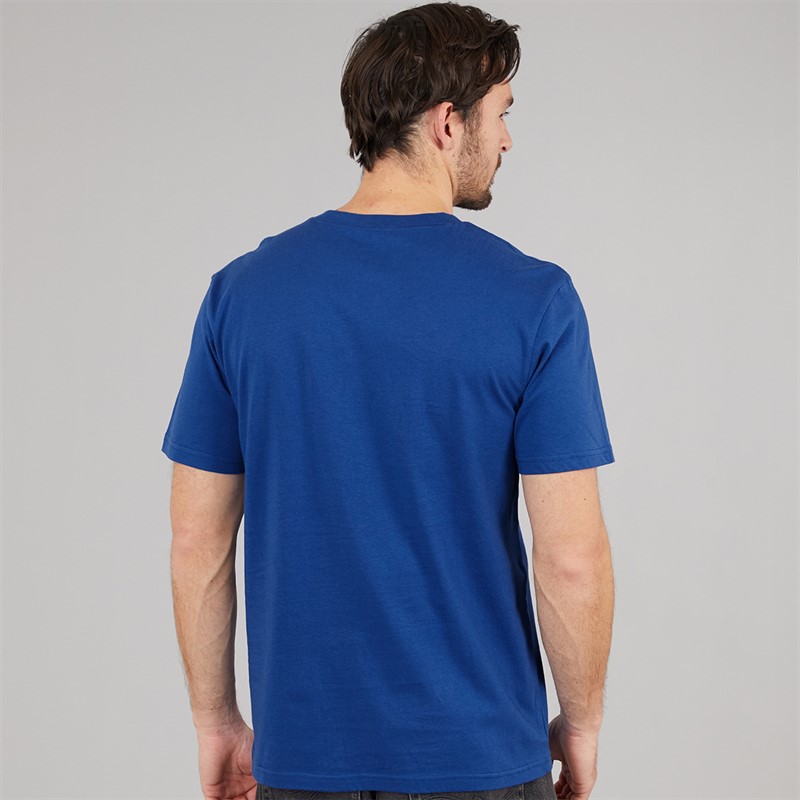 Quiksilver Mens Flying Disc T-Shirt Estate Blue