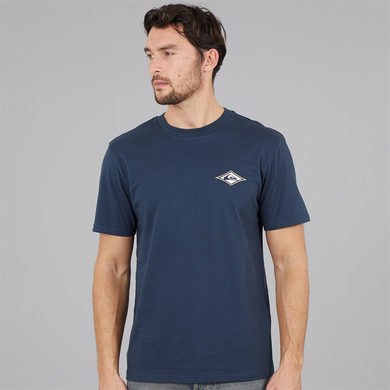 Quiksilver Mens Retro Dreamin T-Shirt Dark Navy