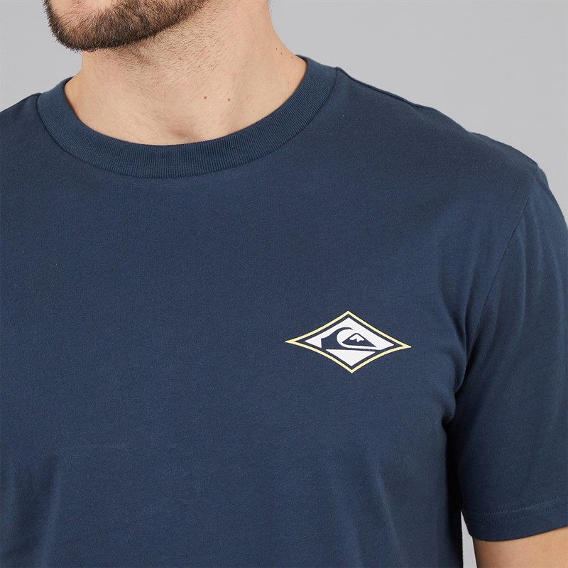 Quiksilver Mens Retro Dreamin T-Shirt Dark Navy