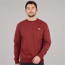 Quiksilver Mens Basic Sweatshirt Burnt Russet