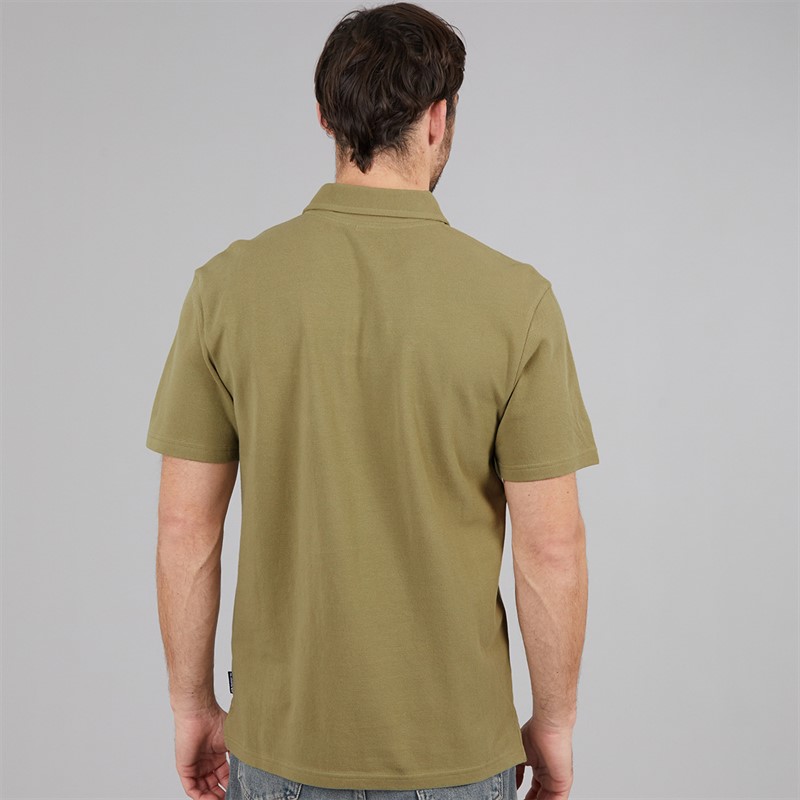 Quiksilver Mens MW Pique Polo Shirt Aloe