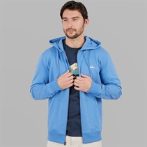 Quiksilver Mens Basic Zip Hoodie Riviera