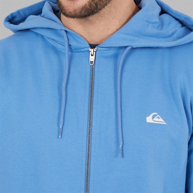 Quiksilver Mens Basic Zip Hoodie Riviera