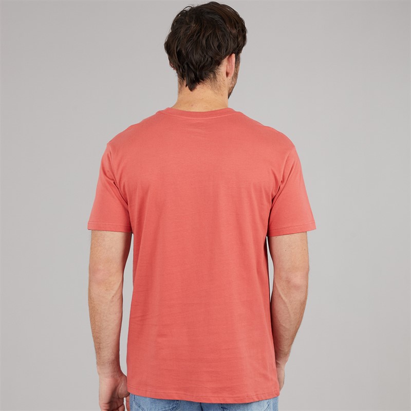 Quiksilver Mens Anchor Lockup T-Shirt Mineral Red