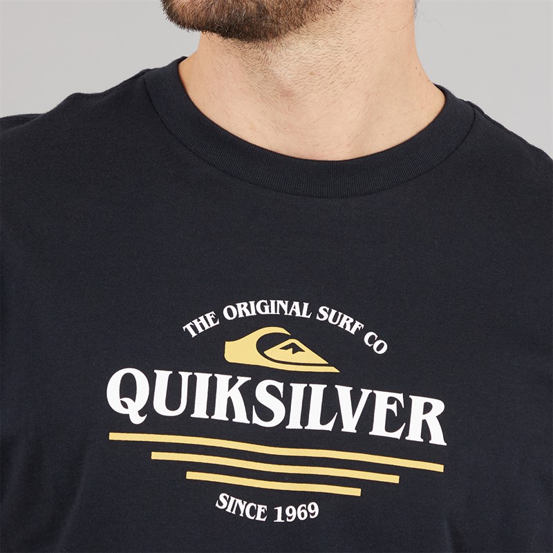 Quiksilver Mens Type Line T-Shirt Black