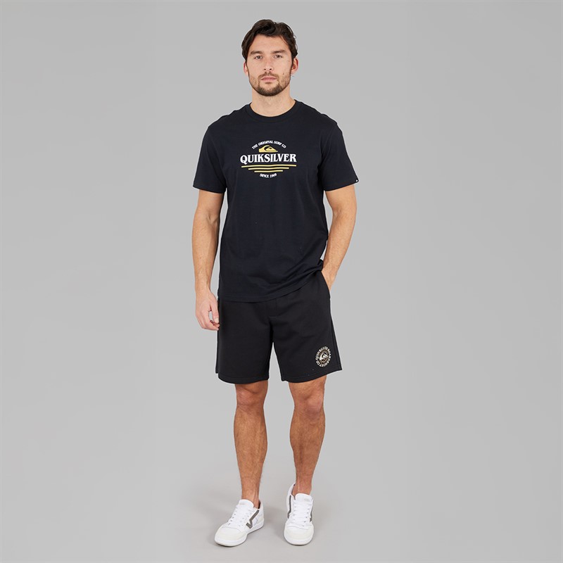 Quiksilver Mens Type Line T-Shirt Black