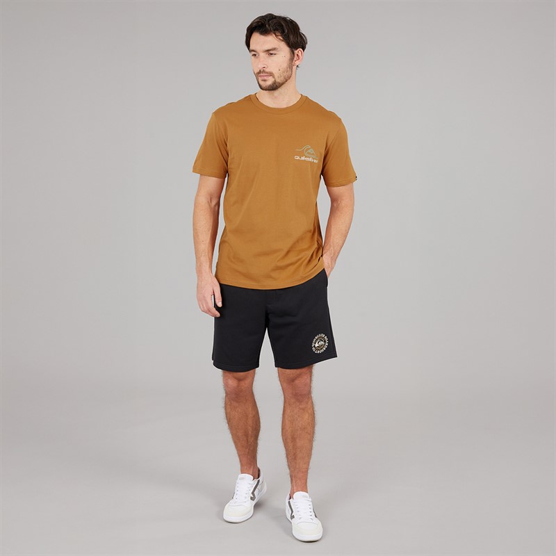 Quiksilver Mens Light Wave T-Shirt Almond