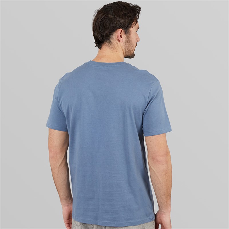 Quiksilver Mens Core Skull T-Shirt China Blue