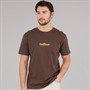 Quiksilver Mens Fine Line T-Shirt Chocolate Brown