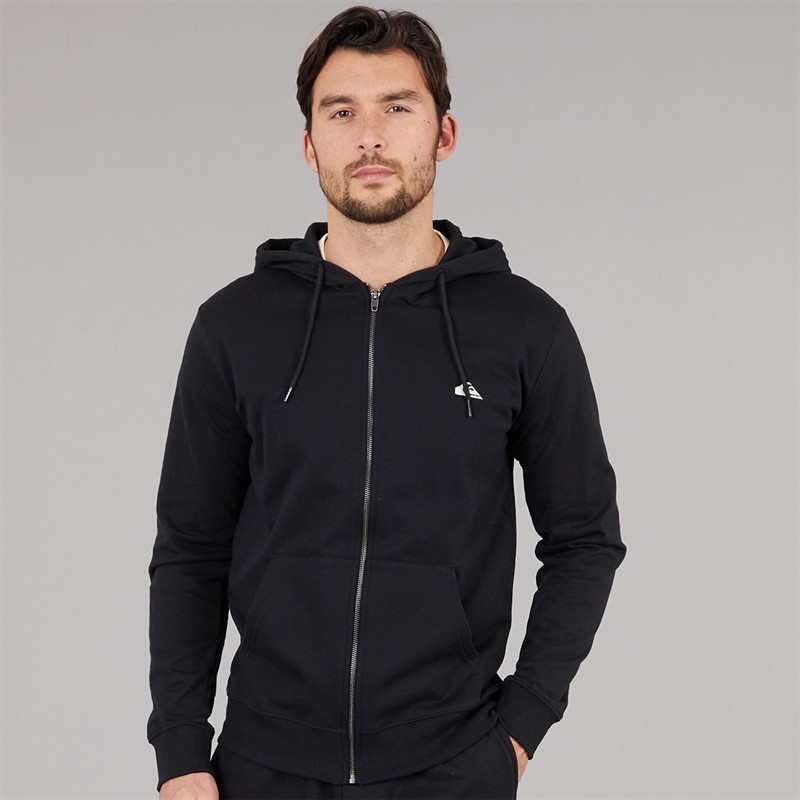 Quiksilver Mens Basic Zip Hoodie Black