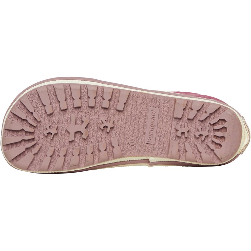 Bottes En Caoutchouc Doublées Polaire - Rose Clair/imprimé Léopard