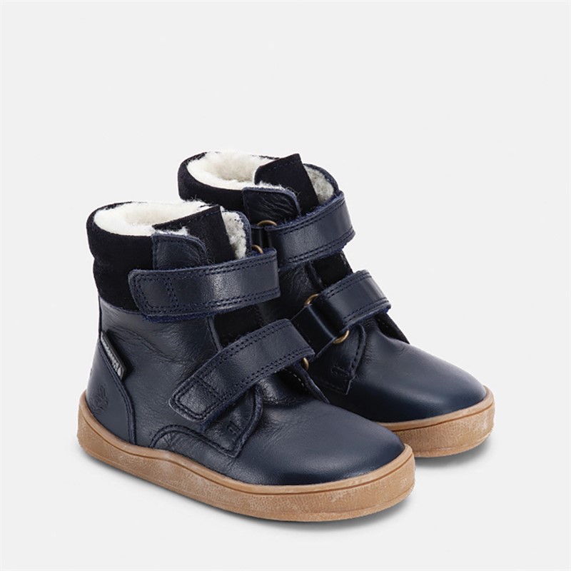 Bundgaard Bottes à lanières Basil Tex Enfant Marine VB